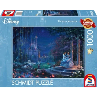 Afbeelding van Schmidt Spiele 58043 Thomas Kinkade Disney Assepoester dansende in de ster, meerkleurig, 1000 stukjes