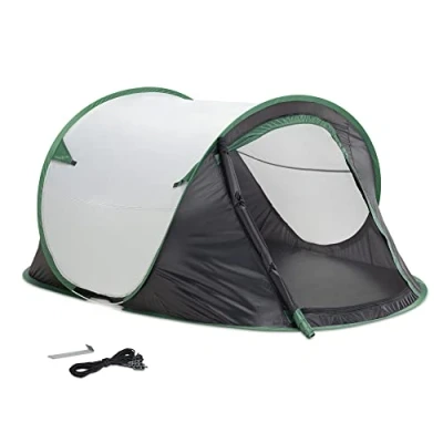 Afbeelding van JEMIDI tweepersoons pop up tent Opgooitent, werptent voor 2 personen Ideaal als festivaltent of kampeertent Verschillende kleuren