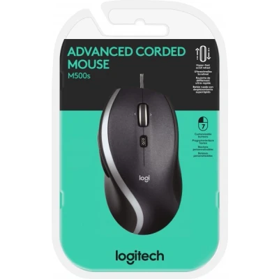 Afbeelding van Logitech m500s advanced bedrade muis 910005784