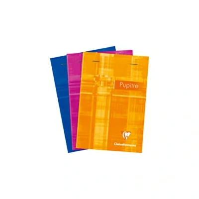 Afbeelding van Clairefontaine 6646C muziekstandaard (DIN A6, 10,5 x 14,8 cm, gelinieerd, microgeperforeerd, zonder perforatie, 90 g, 80 vellen) 1 stuk, verschillende kleuren