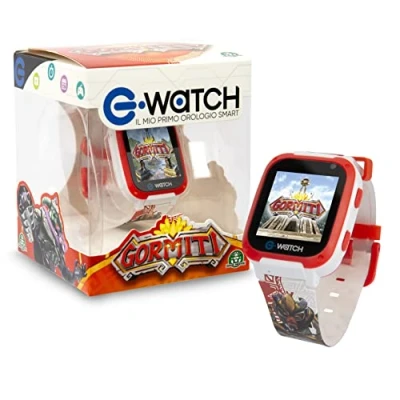 Afbeelding van E Watch Gormiti Playwatch kinderhorloge met vele functies om je helden altijd mee te nemen voor kinderen vanaf 4 jaar, EWG00000 Giochi Preziosi