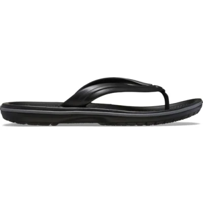 Image de Crocs Crocband Flip Mixte Tongs, Black Slate Grey, 36/37 EU