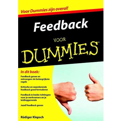 Afbeelding van voor Dummies Feedback