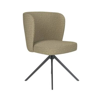 Afbeelding van Housecraft Living Stan Eetkamerstoel Draaibaar Metaal Pistache groen
