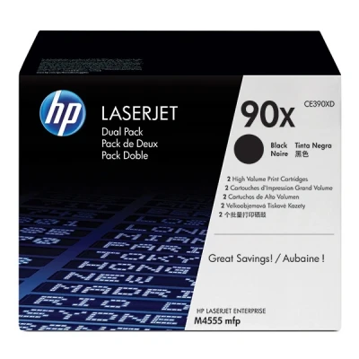 Image de HP 90X pack de 2 toners LaserJet noir grande capacité authentiques