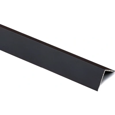 Afbeelding van Aluminium Hoekprofiel Zwart 4.0 x 150 cm 1.2mm dik Per Stuk