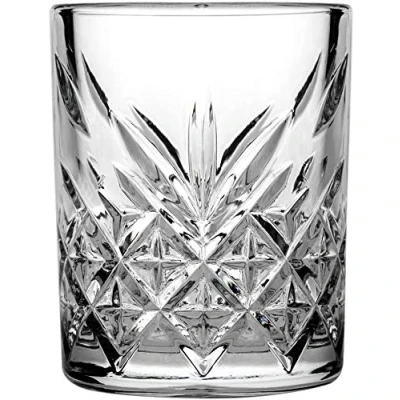 Afbeelding van Pasabahce 52780 Timeless set van 4 borrelglazen in kristaldesign, hoogte 6,2 cm 65 ml, retro design