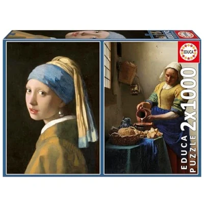 Afbeelding van Puzzel Educa Vermeer (2 Stuks)