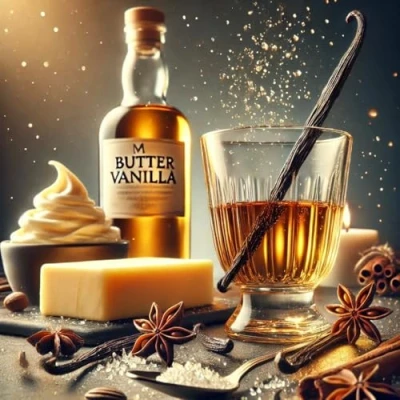 Afbeelding van Rum Brûlée vanille aromaconcentraat rumboter veganistisch Sasami 10 ml