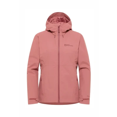 Afbeelding van Wisper Insulated Outdoor Jack Dames Mineral Red 600 S Roze