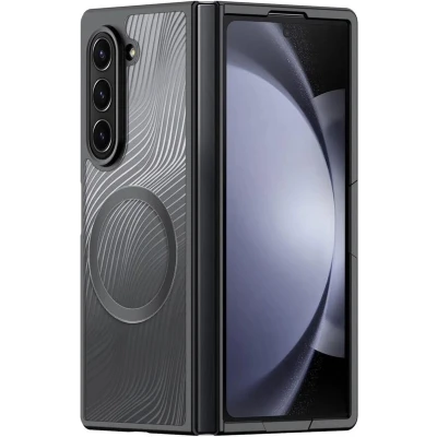 Afbeelding van Dux Ducis Telefoon Hoesje geschikt voor de Samsung Z Fold 6 Back Cover Aimo Mag Series Zwart