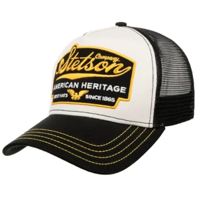 Afbeelding van STETSON American Heritage Small Kinderen/Heren Snapback Baseball Mesh met klep Lente Zomer, zwart.