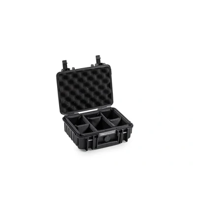 Afbeelding van B&amp;W International Type 1000 Outdoor Case incl. vakindeling zwart