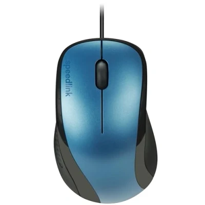 Image de SPEEDLINK KAPPA Mouse Souris pour droitiers optique 3 boutons filaire USB bleu