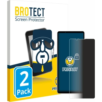 Afbeelding van BROTECT privacy screenprotector voor Sony Xperia 5 V Folie Beschermfolie Blauwlichtfilter (2 Stuks)