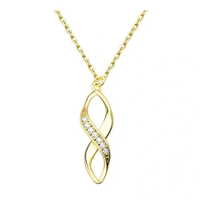 Afbeelding van Sofia Milani Twisted Ketting, Dames, Maat: One Size, Gold coloured