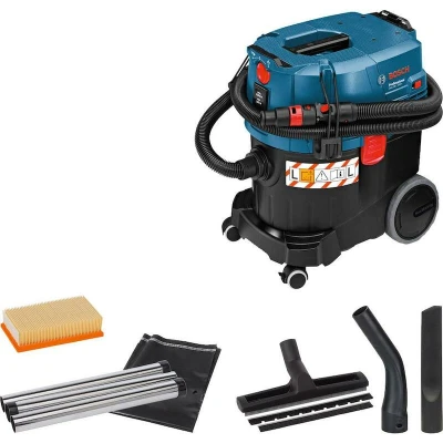 Afbeelding van Stofzuiger GAS 35 L SFC + (NL+LUX) (3 x zuigbuis verchroomd 0,35 m, afvoerzak, bochtstuk, SFC+ module, slang 3 Ø mm met gereedschapsmof, spleetmondstuk 250 mm, vlakke vouwfilter cellulose, vloerzuigmondset)