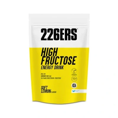 Afbeelding van 226ERS High Fructose Energy Drink, energiedrank voor sport, maltodextrine en fructose, veganistisch glutenvrij, brengt koolhydraten, citroensmaak, Doypack 1 kg