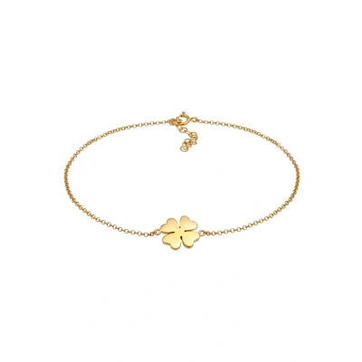 Afbeelding van Elli LUCK Symbol Armband goldcolored, Dames, Maat: 22, Gold colored