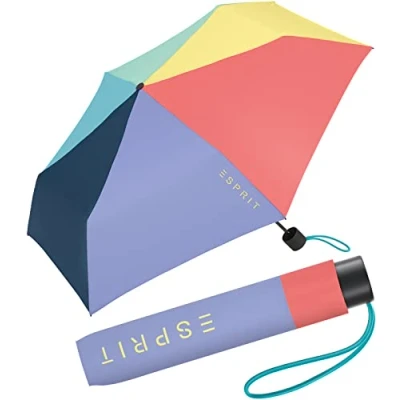 Afbeelding van Esprit Slimline FJ 2022 Mini Pocket Paraplu, Meerkleurig pak, Compact