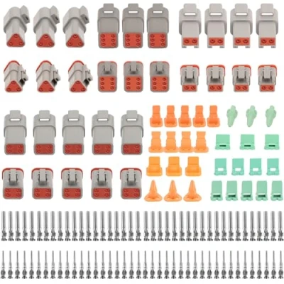 Afbeelding van 140 stuks Duitse connectoren voor auto, motorfiets, vrachtwagen, boot