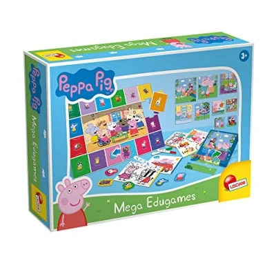 Afbeelding van Lisciani PEPPA PIG Educatieve set. Puzzelen, bouwen en tekenen