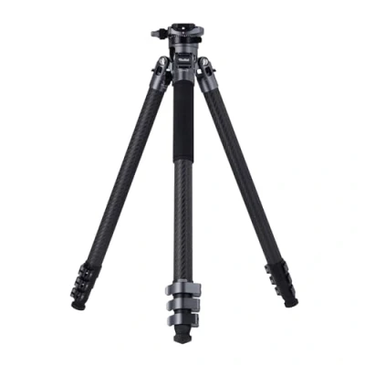Afbeelding van Rollei Easy Traveler XL carbon statief 10 kg draagvermogen, stabiele constructie, ultralicht, compact, moeiteloze vergrendelingsfunctie