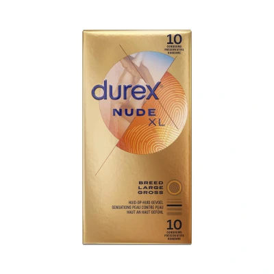 Afbeelding van Durex Condooms Nude XL 10st x2