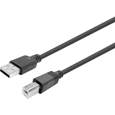Afbeelding van VivoLink PROUSBAB20 20m USB A B Mannelijk Zwart kabel