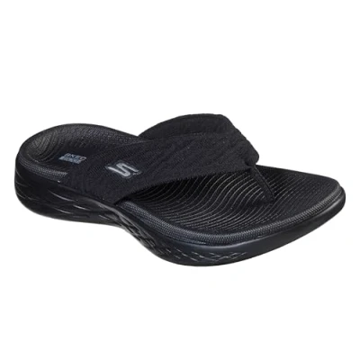 Afbeelding van Skechers On the go 600 Sunny Sneakers voor dames, Zwart textiel