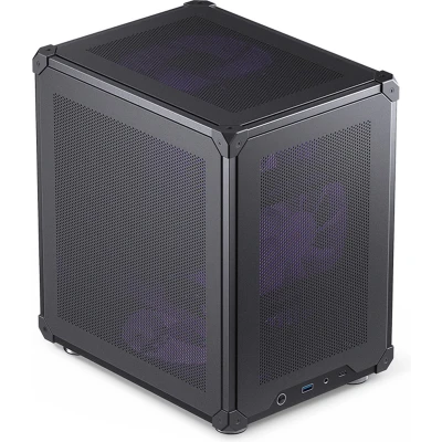 Afbeelding van Jonsbo C6 Black Micro tower PC behuizing, Gaming behuizing Zwart