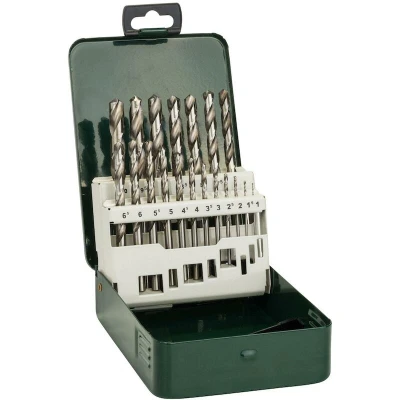 Afbeelding van Bosch Accessories 2609255062 HSS Metaal spiraalboorset 19 delig Geslepen DIN 338 Cilinderschacht 1 set(s)