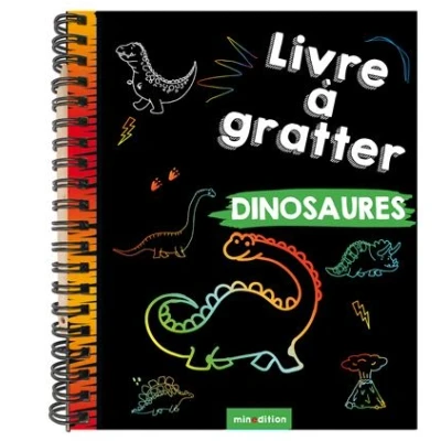Image de Mini livre à gratter Dinosaures