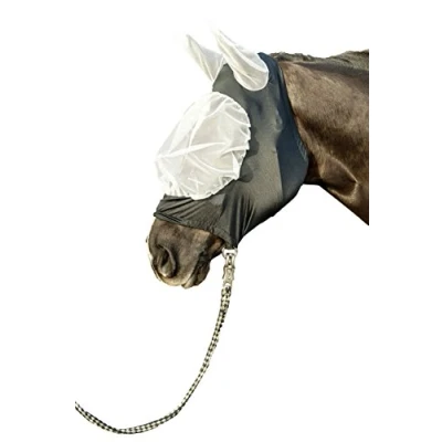 Afbeelding van Hkm Vliegenmasker Extra Zacht En Elastisch Wit/zwart S
