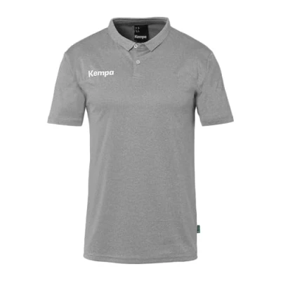 Afbeelding van Kempa Poloshirt voor kinderen, Maat: 140, Dark grau melange