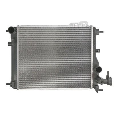 Afbeelding van THERMOTEC D70513TT Radiateur Aluminium voor voertuigen met/zonder airco 372 314 14 Handgeschakeld Koelribben gesoldeerd HYUNDAI: Getz