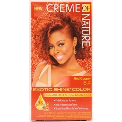 Image de Creme of Nature Hair Color Couleur des cheveux Exotic Shine Red Copper 6,4