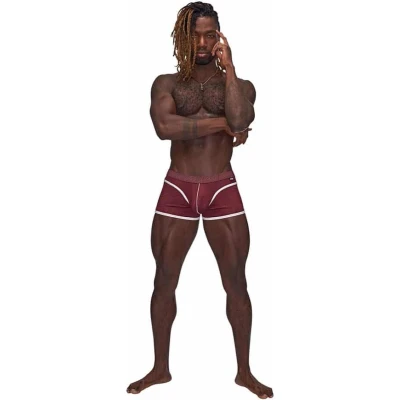 Afbeelding van Male Power Mini Short L burgundy Small