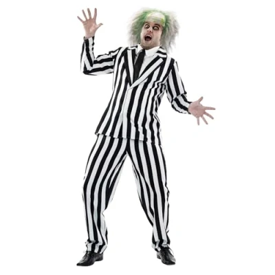 Afbeelding van Fun Shack Filmkarakterkostuum, kostuum voor volwassenen, spookkostuum heren, horrorfilmkostuum Halloween maat M