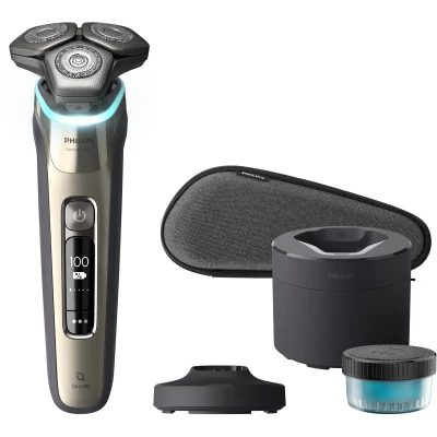 Afbeelding van Philips SHAVER Series 9000 S9983/55 Elektrisch Scheerapparaat SkinIQ Nat &amp; Droog Scheren Goud