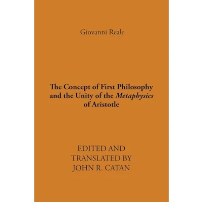 Afbeelding van the Concept of First Philosophy and Unity Metaphysics Aristotle