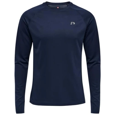 Afbeelding van Newline MEN CORE Running Longsleeve, Heren, Maat: XXL, Black iris