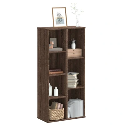 Afbeelding van vidaXL Boekenkast 50x25x105 cm bewerkt hout bruin eikenkleurig