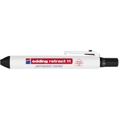 Afbeelding van Viltstift edding 11 rond drukknop 1.5 3mmzwart