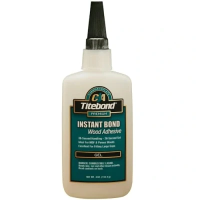 Afbeelding van Titebond 6212 Instant Bond Gel secondelijm, dik voor houtbewerking, 113,4 g