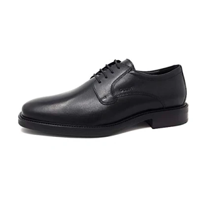 Afbeelding van Geox Veterschoenen black, Heren, Maat: 42, Black Leer
