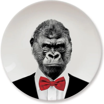 Afbeelding van Wild Dining Bord Gorilla
