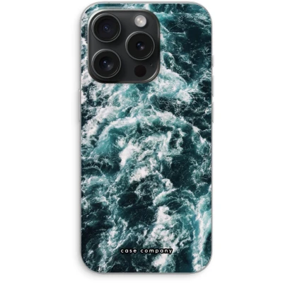 Afbeelding van Case Company® hoesje geschikt voor iPhone 15 Pro Zee golf Soft Cover Telefoonhoesje Bescherming aan alle Kanten en Schermrand