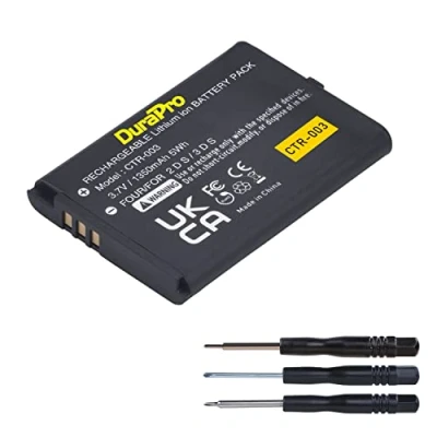 Afbeelding van DuraPro CTR 003 001 batterij voor Nintendo 2DS, 3DS, New 2DS XL, Wii U Pro, 1350 mAh