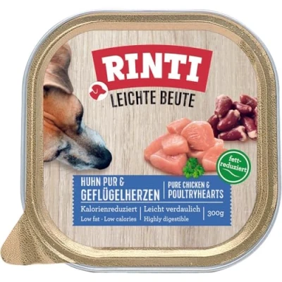 Afbeelding van RINTI Lichte Buit 9 x 300 g Kip &amp; gevogeltehartjes